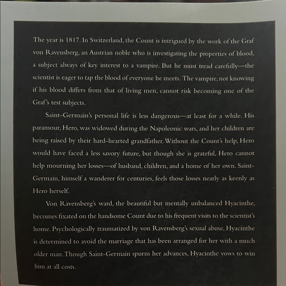 #0971+ Paperback Borne in Blood by Chelsea Quinn Yarbro - Picture 5 of 6